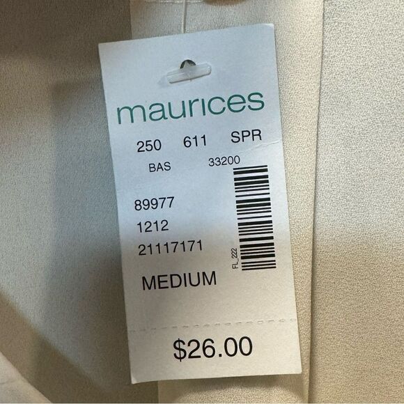NWT Maurices women’s sleeveless blouse size M - Picture 9 of 11